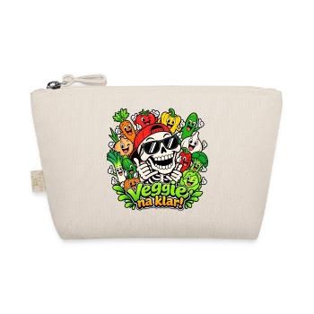 Veggie Skull - Bio-Täschchen - Natur - Vorne