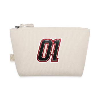 01 Carbon Racing Emblem - Bio-Täschchen - Natur - Vorne