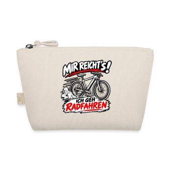 Mir reicht's: Ich geh Radfahren - Bio-Täschchen - Natur - Vorne