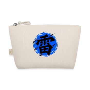 KANJI-RESONANZ | Donner — elektrischer Schlag - Bio-Täschchen - Natur - Vorne