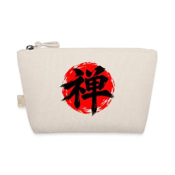 KANJI-RESONANZ | Zen — Innere Stille - Bio-Täschchen - Natur - Vorne