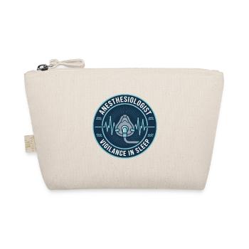Anästhesisten-Atemmasken-Abzeichen-Geschenk - Bio-Täschchen - Natur - Vorne