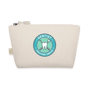 Zahnarzt erstellt Smiles Zahnmedizinische Werkzeuge Badge-Geschenk - Bio-Täschchen - Natur - Vorne