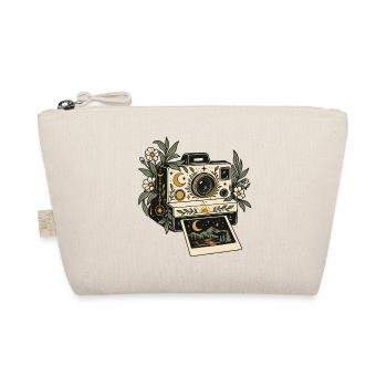 Vintage Kamera mit Blüten Mondlicht - Bio-Täschchen - Natur - Vorne
