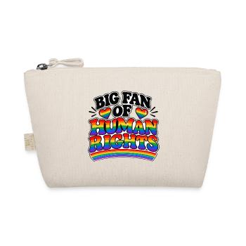 Big Fan of Human Rights – Pride Statement - Bio-Täschchen - Natur - Vorne
