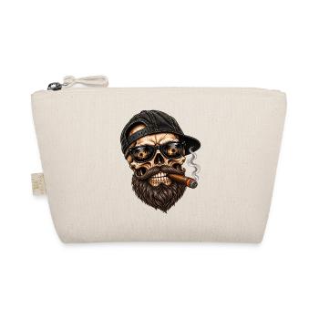 Skull Vibes – Bartmode auf Bearded Skull - Bio-Täschchen - Natur - Vorne
