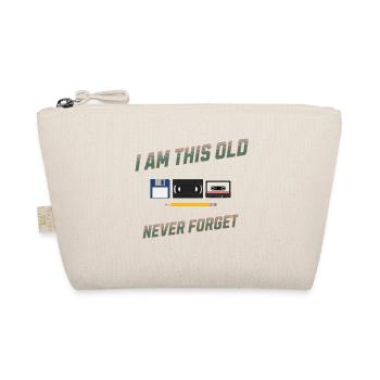 I'm This Old Never Forget Retro Design - Bio-Täschchen - Natur - Vorne