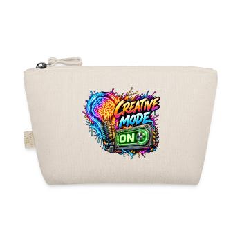 Kreativer Modus Neon Druck - Bio-Täschchen - Natur - Vorne