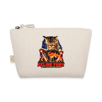 Feline Fury - Bio-Täschchen - Natur - Vorne