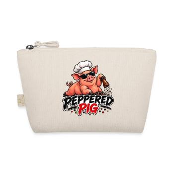 Peppered Pig Kochchef Cartoon - Bio-Täschchen - Natur - Vorne