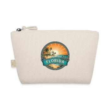 Florida Sunshine Coast Vintage-Reisegeschenk - Bio-Täschchen - Natur - Vorne