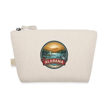 Alabama Vintage Reiseabzeichen Souvenir-Geschenk - Bio-Täschchen - Natur - Vorne