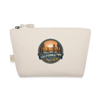 California Golden Gate Vintage-Reisegeschenk - Bio-Täschchen - Natur - Vorne