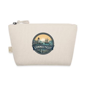 Connecticut Mystic Seaport Reisesouvenir - Bio-Täschchen - Natur - Vorne