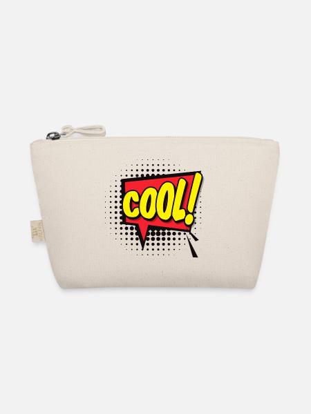 Fetter Comic Burst COOLER Ausruf - Bio-Täschchen - Natur