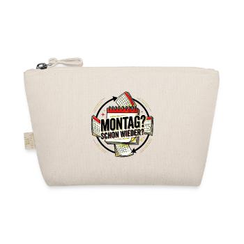 Montag? Schon wieder? - Bio-Täschchen - Natur - Vorne