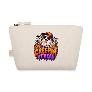 Creep It Real Halloween Ghost - Bio-Täschchen - Natur - Vorne