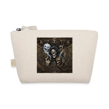 Keltischer Steampunk-Sensenmann - Bio-Täschchen - Natur - Vorne