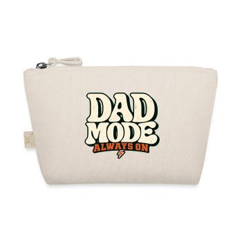 Dad Mode Always On – Retro Papa Design für Väter - Bio-Täschchen - Natur - Vorne
