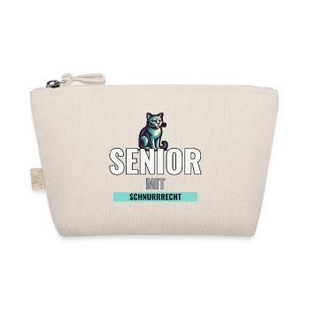 Geschenk zur Adoption einer älteren Katze - Bio-Täschchen - Natur - Vorne
