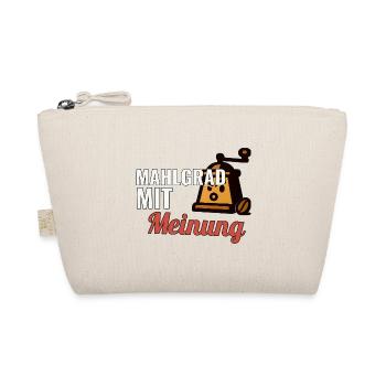 Hobby-Barista Geschenk für die erste Brühstation - Bio-Täschchen - Natur - Vorne