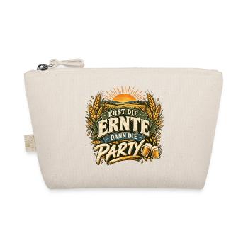 Erst die Ernte, dann Party - Bio-Täschchen - Natur - Vorne