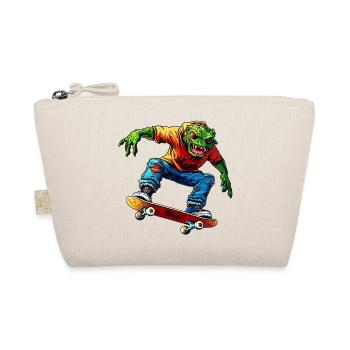 Skater Monster - Bio-Täschchen - Natur - Vorne