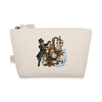 Steampunk-Dampfmeister-Mechanik - Bio-Täschchen - Natur - Vorne