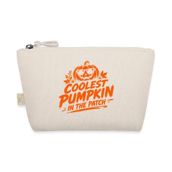 Coolest Pumpkin in the Patch Halloween Spruch - Bio-Täschchen - Natur - Vorne