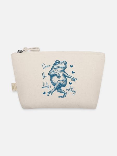Dance like nobody's watching - Tanzender Frosch - Bio-Täschchen - Natur