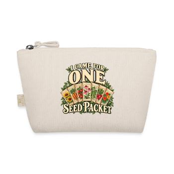 Ich bin wegen einer Saatgutpackung gekommen - Bio-Täschchen - Natur - Vorne