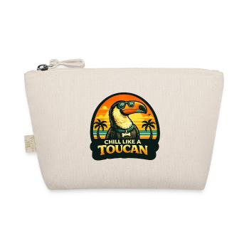 Chill wie ein Toucan - Bio-Täschchen - Natur - Vorne