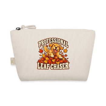 Professional Leaf Chaser – Herbst-Hundemotiv - Bio-Täschchen - Natur - Vorne