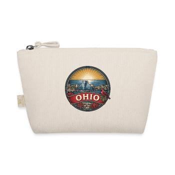 Ohio Lake Erie Rock & Roll Retro-Reisegeschenk - Bio-Täschchen - Natur - Vorne