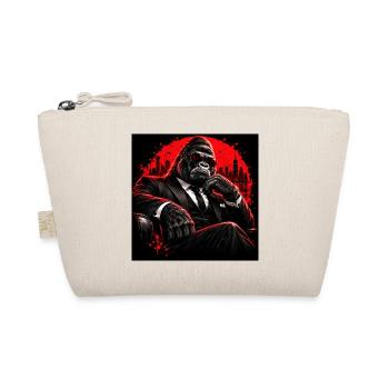 Red Black Business Gorilla - Bio-Täschchen - Natur - Vorne