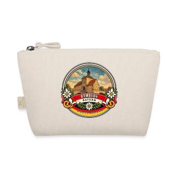 Bamberg Bayern Vintage Reisedesign - Bio-Täschchen - Natur - Vorne