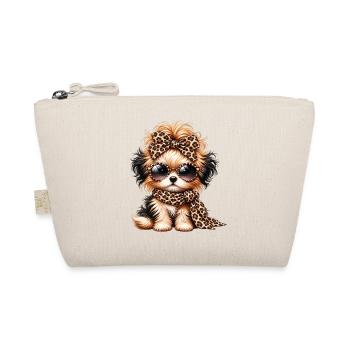 Leopard Couture Welpe - Bio-Täschchen - Natur - Vorne
