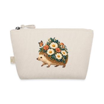 Blühender Igel zwischen Blumen - Bio-Täschchen - Natur - Vorne
