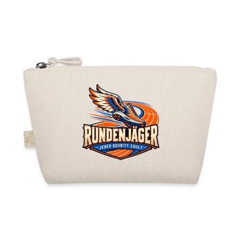 Rundenjäger – Jeder Schritt zählt - Bio-Täschchen - Natur - Vorne