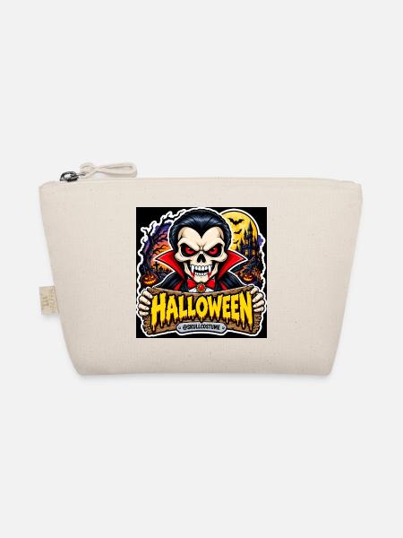 SkullCostume – Halloween Edition: Der Vampir - Bio-Täschchen - Natur