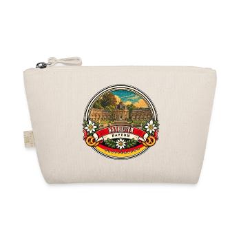 Bayreuth Bayern Vintage Reisedesign - Bio-Täschchen - Natur - Vorne