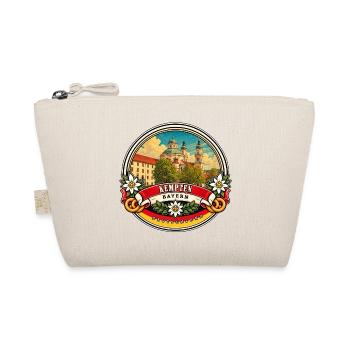 Kempten Bayern Vintage Reisedesign - Bio-Täschchen - Natur - Vorne