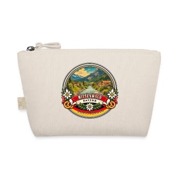 Mittenwald Bayern Vintage Reisedesign - Bio-Täschchen - Natur - Vorne