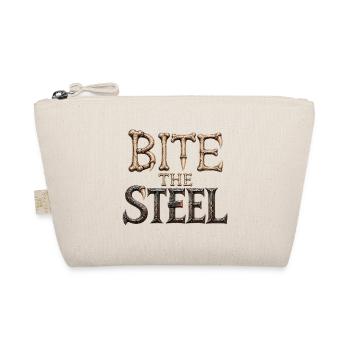 Bite The Steel Welding Wolf Shirt - Bio-Täschchen - Natur - Vorne