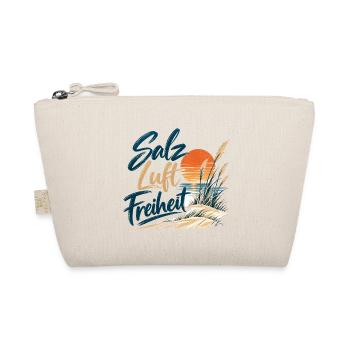 Salzluft Freiheit am Strand - Bio-Täschchen - Natur - Vorne