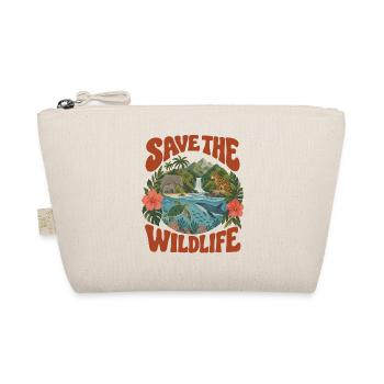 Save The Wildlife - Bio-Täschchen - Natur - Vorne