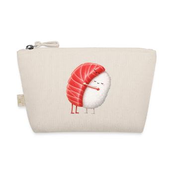 Kawaii Sushi Kuschelpärchen - Bio-Täschchen - Natur - Vorne