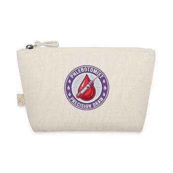 Phlebotomist Blutentnahme-Röhrchen-Abzeichen-Geschenk - Bio-Täschchen - Natur - Vorne