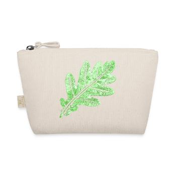 Eichenblatt / Blätter Botanik & Natur Design - Bio-Täschchen - Natur - Vorne