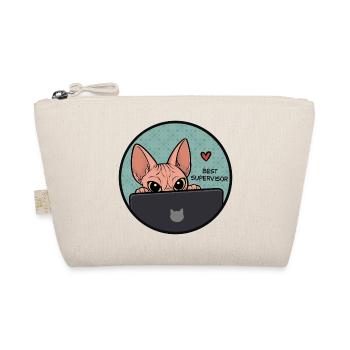 Beste Supervisor Katze - Sphynx Cat  - Bio-Täschchen - Natur - Vorne